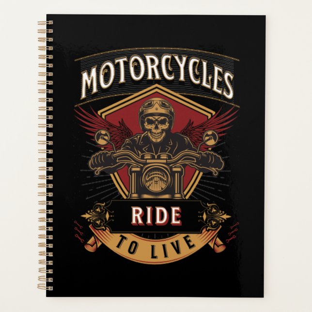 Motorräder für den Skull-Verkehr, Fahrt zum Leben Planer (Vorderseite)