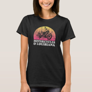 Motorräder und Motorräder von Louisiana T-Shirt