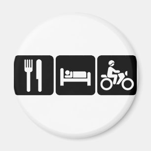 Motorradfahren Magnet