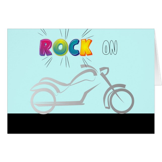 Motorradfahrer (Vorderseite (Horizontal))