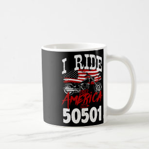 Motorradfahrer Anti Trump 50501 Pro-Demokratie Kaffeetasse