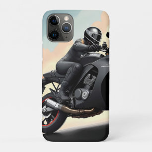 Motorradfahrer auf Hochleistungsmotorrad Case-Mate iPhone Hülle