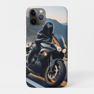 Motorradfahrer auf Hochleistungsmotorrad Case-Mate iPhone Hülle
