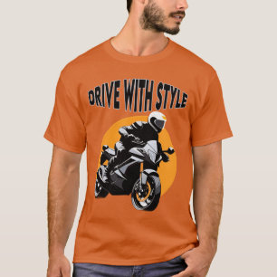 Motorradfahrer auf Sportbike T-Shirt