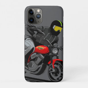 Motorradfahrer beim Durchfahren einer actiongelade Case-Mate iPhone Hülle