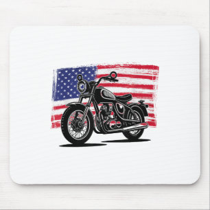 Motorradfahrer Christliche Flagge Jesus _1 Mousepad