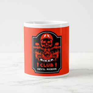 Motorradfahrer Club Jumbo-Tasse