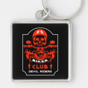 Motorradfahrer Club Schlüsselanhänger