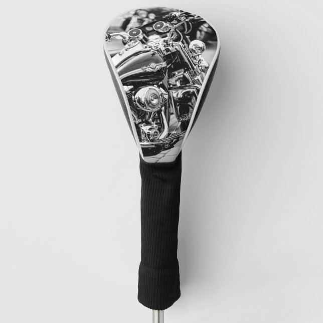 Motorradfahrer Details Golf Headcover (Vorderseite)