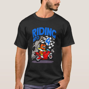 Motorradfahrer fahren nach 4 Motorrad-fahren T-Shirt