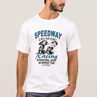 Motorradfahrer - flache Strecke T-Shirt