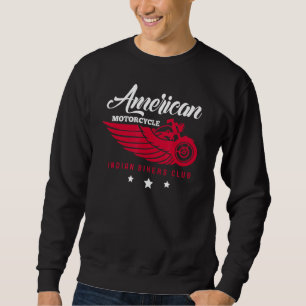 Motorradfahrer Indische Motorradfahrer Sweatshirt