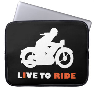 Motorradfahrer Laptop-Hülle Laptopschutzhülle