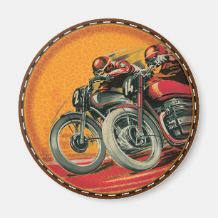 Motorradfahrer Magnet