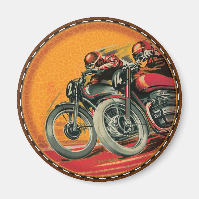 Motorradfahrer Magnet (Vorne)