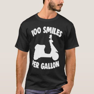 Motorradfahrer Moped Motorrad Motorroller 100 Meil T-Shirt