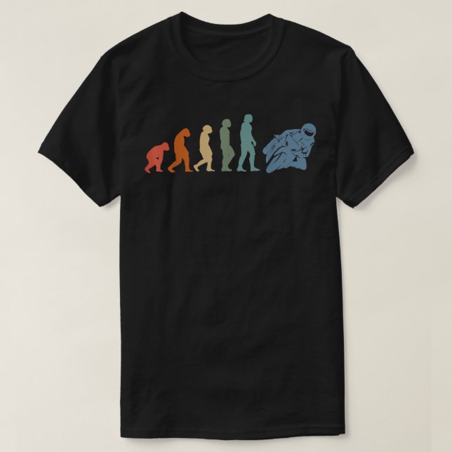 Motorradfahrer Motorbiker MotorRider Mot T-Shirt (Design vorne)