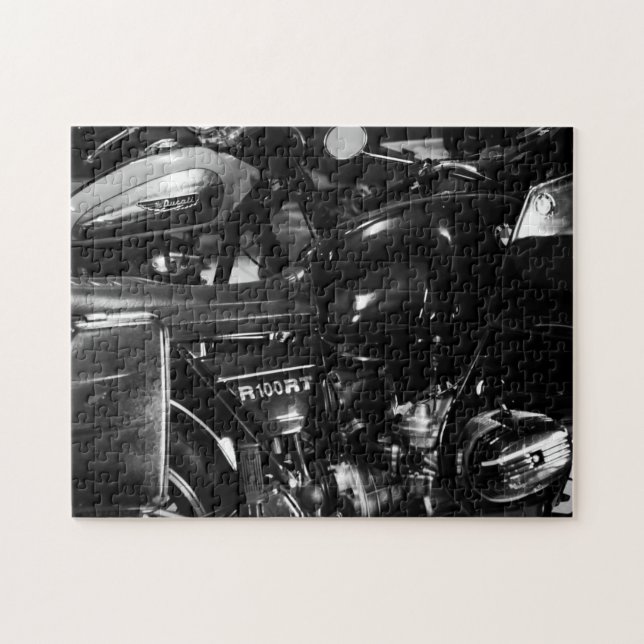 Motorradfahrer Motorrad (Horizontal)