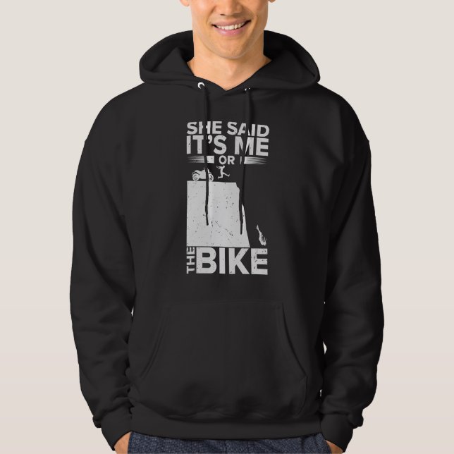 Motorradfahrer Motorrad Motorradfahrer Motorrad Hoodie (Vorderseite)