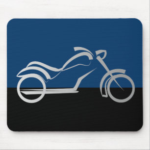 Motorradfahrer Mousepad