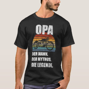 Motorradfahrer Opa Motorradfahrer Moto T-Shirt