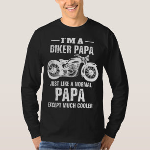 Motorradfahrer Papa Bike Vater Opa Geschenke T-Shirt