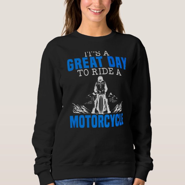 Motorradfahrer R Sweatshirt (Vorderseite)