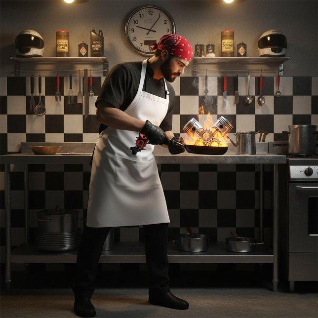 Motorradfahrer Reiten Red Sportbike Schürze (Von Creator hochgeladen)