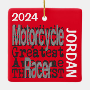 Motorradfahrer Sonderfahrer CUSTOM Keramikornament