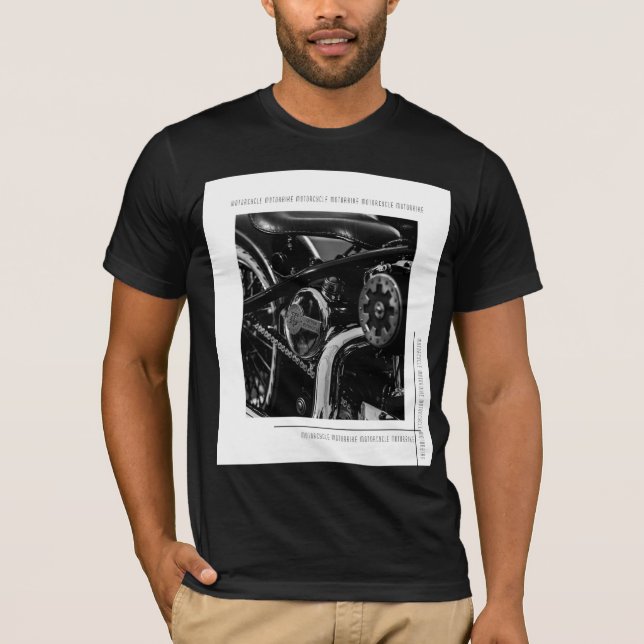 Motorradfahrer T-Shirt (Vorderseite)