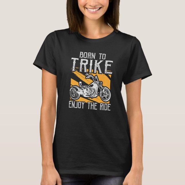 Motorradfahrer T-Shirt (Vorderseite)