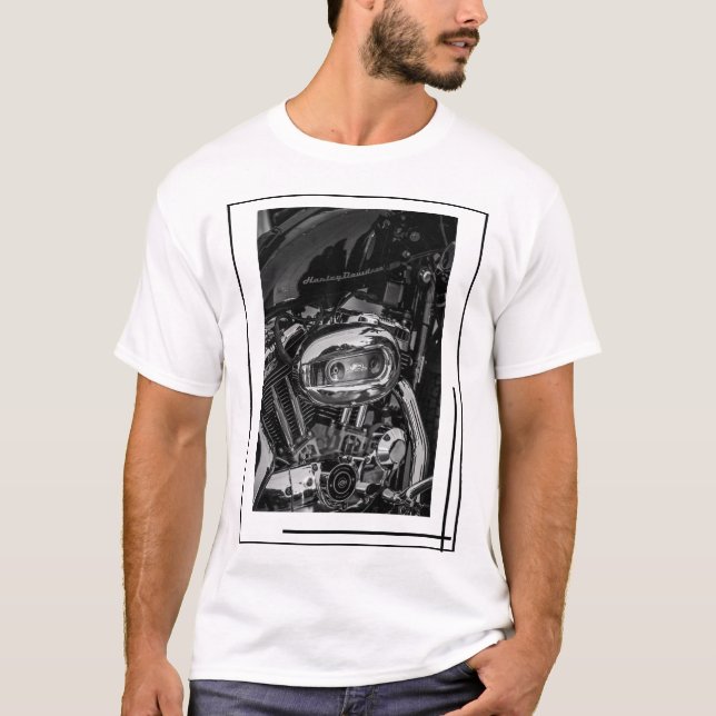 Motorradfahrer T-Shirt (Vorderseite)