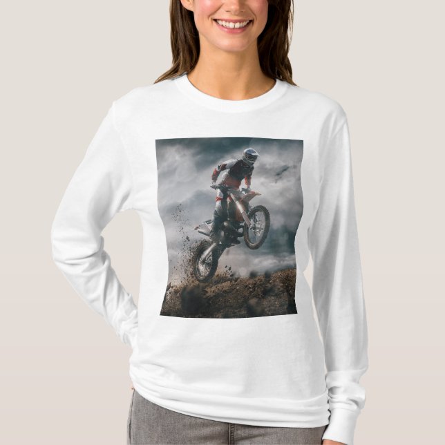Motorradfahrer T-Shirt (Vorderseite)