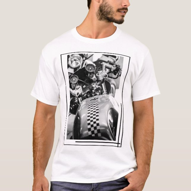 Motorradfahrer T-Shirt (Vorderseite)
