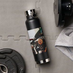 Motorradfahrer Trinkflasche