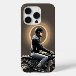Motorradfahrer unter mondbeschienenem Himmel Case-Mate iPhone Hülle