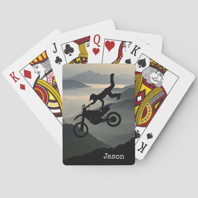 Motorradgebirge - Spielkarten (Rückseite)