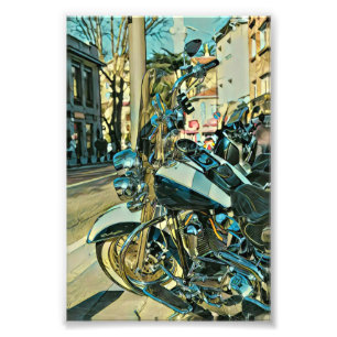 Motorradgeschenk Fotodruck