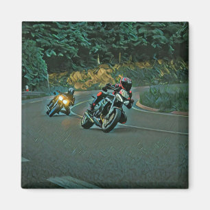 Motorradgeschenk Magnet