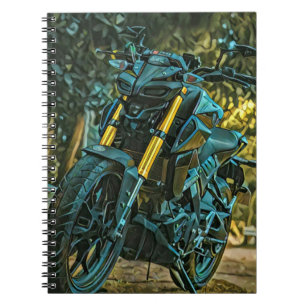 Motorradgeschenk Notizblock