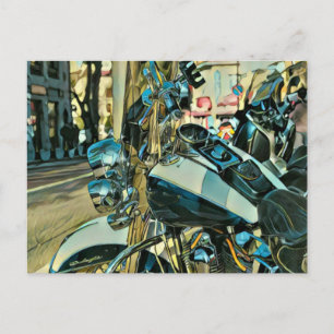 Motorradgeschenk Postkarte