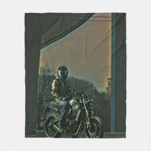 Motorradgeschenke Fleecedecke
