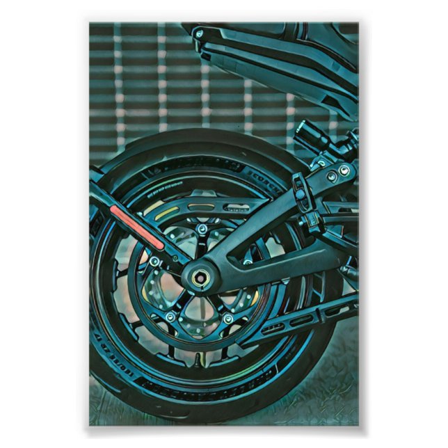 Motorradgeschenke Fotodruck (Vorne)