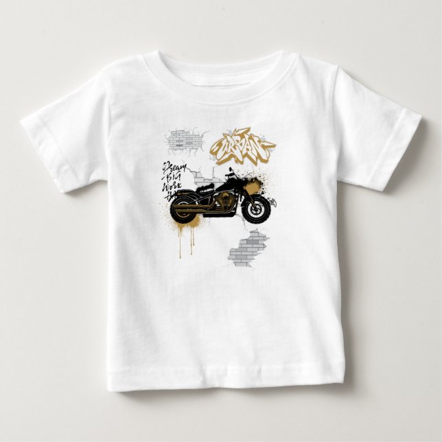 Motorradgold Baby T-shirt (Vorderseite)