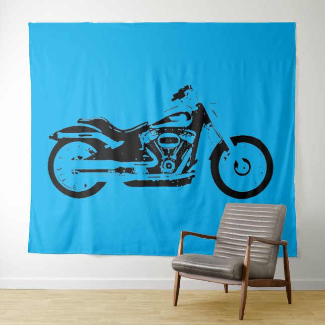 MOTORRADKUNFT WANDTEPPICH (Beispiel (Horizontal))