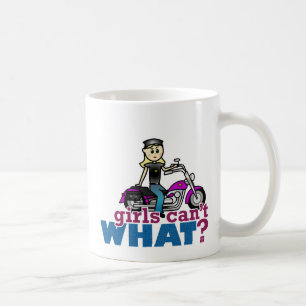 Motorradlerin Kaffeetasse