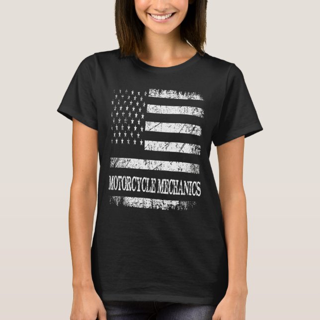 Motorradmechanik T-Shirt (Vorderseite)