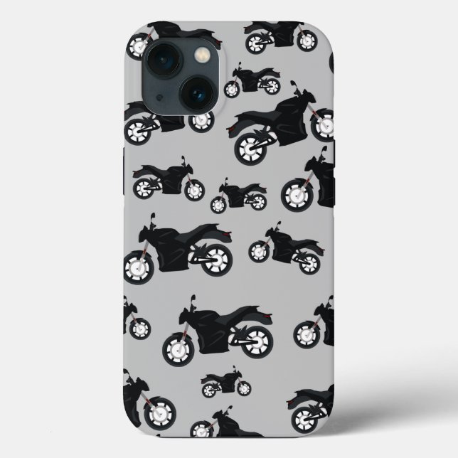 Motorradmuster Case-Mate iPhone Hülle (Rückseite)