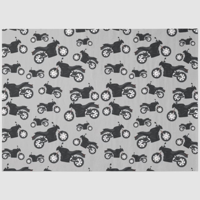 Motorradmuster Seidenpapier (Vorderseite)