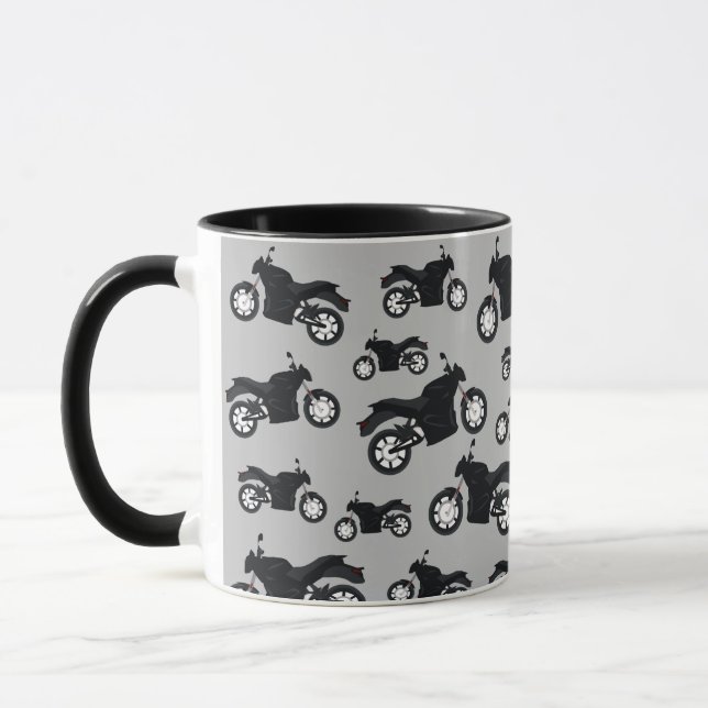 Motorradmuster Tasse (Links)